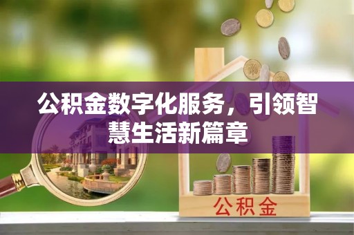泽普公积金数字化服务，引领智慧生活新篇章