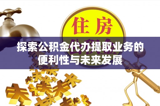 泽普探索公积金代办提取业务的便利性与未来发展