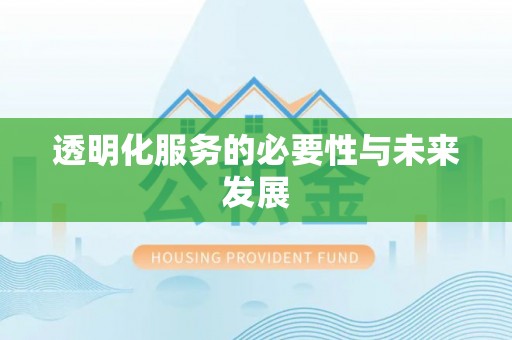 海原透明化服务的必要性与未来发展