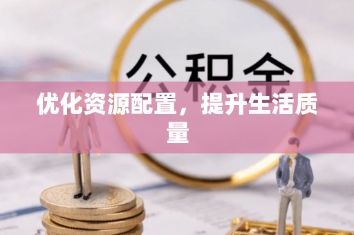 屏边优化资源配置，提升生活质量