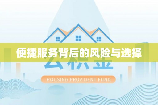 益阳便捷服务背后的风险与选择