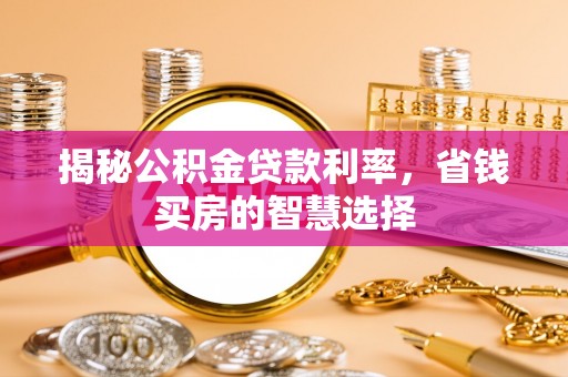 龙沙揭秘公积金贷款利率，省钱买房的智慧选择